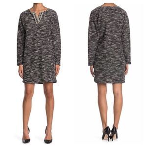 Max Studio Long Sleeve Shift Dress Size Small